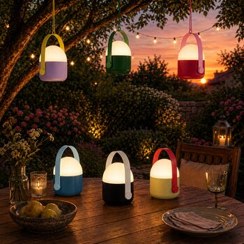 Outdoor Rechargeable Portable LED Lamp And Carry Handle, 2 of 12
