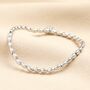 Stainless Steel Bobble Bead Bracelet, thumbnail 2 of 7