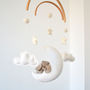 Sleeping Bunny With Moon And Stars Baby Mobile, thumbnail 6 of 12