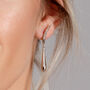 Diamond Drop Earrings, thumbnail 2 of 4