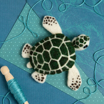 Baby Sea Turtle Needle Felting Kit, 5 of 5
