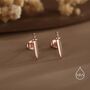 Sterling Silver Tiny Dagger Sword Stud Earrings, thumbnail 6 of 12