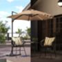 Garden Parasol Umbrella Solar Powered LED Lights Upf50+, thumbnail 2 of 12