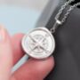 Personalised Men's Compass Amulet Necklace, thumbnail 1 of 6