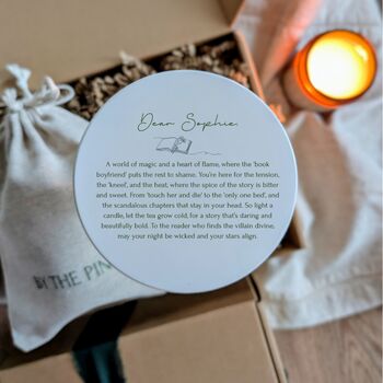 Personalised Spicy Romance Reader Candle Gift, 2 of 8
