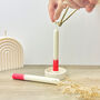 White And Red Ombre Dinner Candle Two Tone Candlesticks, thumbnail 5 of 10