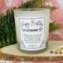 Happy Birthday Personalised Message Candle, thumbnail 3 of 11