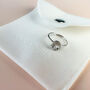 Sterling Silver Abstract Face Ring, thumbnail 3 of 4