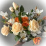 Faux Bouquet Orange Mix, thumbnail 1 of 2