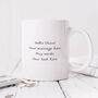 Personalised Mug 'Thinking About Hiking', thumbnail 2 of 3