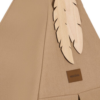 Nevada Cotton Canvas Teepee In Fawn, 3 of 6