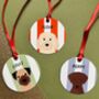 Candy Cane Christmas Dog Bauble, thumbnail 10 of 12