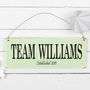 Personalised Family Team Sign, thumbnail 2 of 3