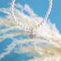 Bridesmaid Pearl Bracelet With Crystal Heart, thumbnail 4 of 7