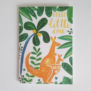 Hello Little One Kangaroo Card, 6 of 8