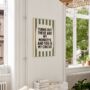 Turns Out These Are My Monkeys Wall Print | Olive Green And Cream, thumbnail 2 of 3