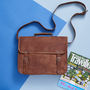 Leather Laptop Bag With Handle, thumbnail 3 of 11
