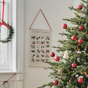 Personalised Reusable Fabric Christmas Advent Calendar, 5 of 5