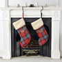 Luxury Tartan Christmas Stocking, thumbnail 6 of 6