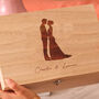 Personalised Wedding Memories Keepsake Box For Couples First Dance Anniversary Gift, thumbnail 2 of 4