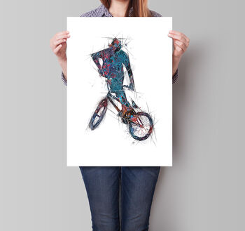 Set Of Four Bmx Prints, 2 of 6