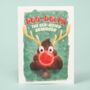 Personalised Poo Dolph The Red Nosed Reindeer Card, thumbnail 1 of 1