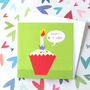 Happy Birthday Cupcake Card, thumbnail 3 of 4