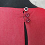 Lavinia 50s Style Dress Red, thumbnail 4 of 5