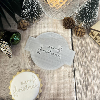 Merry Christmas With Stars Icing Embosser Cupcakes, 4 of 4