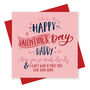 Valentine's Day Card To Daddy From Bump, thumbnail 2 of 3