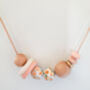 Petal Balance Breastfeeding Necklace, thumbnail 4 of 4