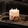 Three Wick Winter Truglow LED Candle, thumbnail 2 of 4
