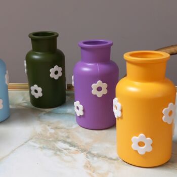 Colourful Daisy Design Mini Vase, 9 of 9