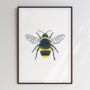 Manchester Bee Print, thumbnail 3 of 7
