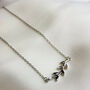 Sterling Silver Leaf Vine Pendant Necklace, thumbnail 2 of 4