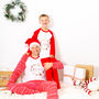 Personalised Christmas Family Matching Pyjamas Nordic Wreath, thumbnail 5 of 12