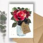 Luxury Personalised Scented Birthday Card For Her Red Rose, thumbnail 5 of 6