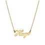Personalised 9ct Gold Name Necklace, thumbnail 8 of 9