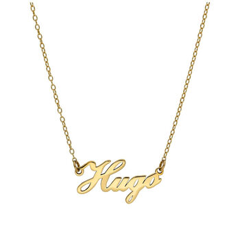 Personalised 9ct Gold Name Necklace, 8 of 9