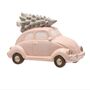 Blush Pink Light Up LED Christmas Tree Car Ornament, thumbnail 4 of 4