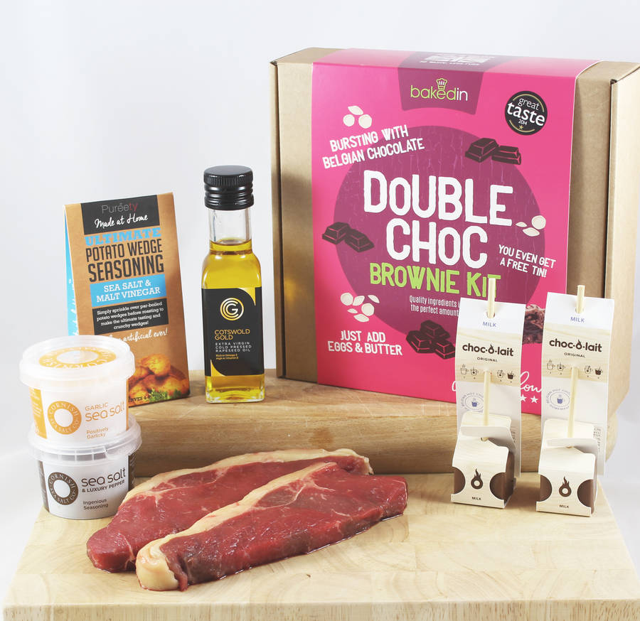 Deluxe Family Steak Dinner Box By Paul & Kirsty's Perfect Night In