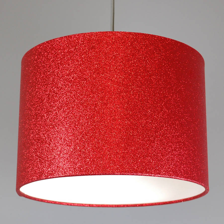 Glitter Lampshade 10 Colours