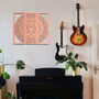 Mandala Wooden Wall Art Set, Modern Triptych Art, thumbnail 4 of 8