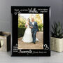 Father Of The Bride Black Glass Frame 5x7, thumbnail 5 of 5