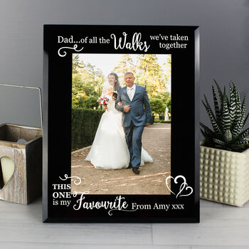 Father Of The Bride Black Glass Frame 5x7, 5 of 5