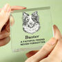 Personalised Dog Breed Small Crystal Ornament, thumbnail 4 of 6