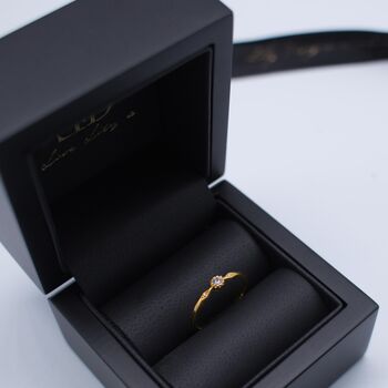 The Corsica 18ct Gold Vermeil And Zircon Ring, 3 of 9