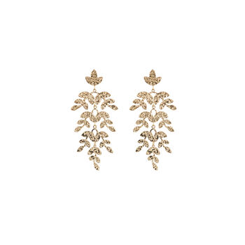 Textured Branches Earring In Gold, 2 of 4