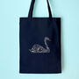 Swan Tote Bag Embroidery Kit, thumbnail 1 of 5
