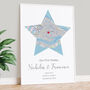 Welcome To The World Personalised Map Print New Baby Gift, thumbnail 3 of 12